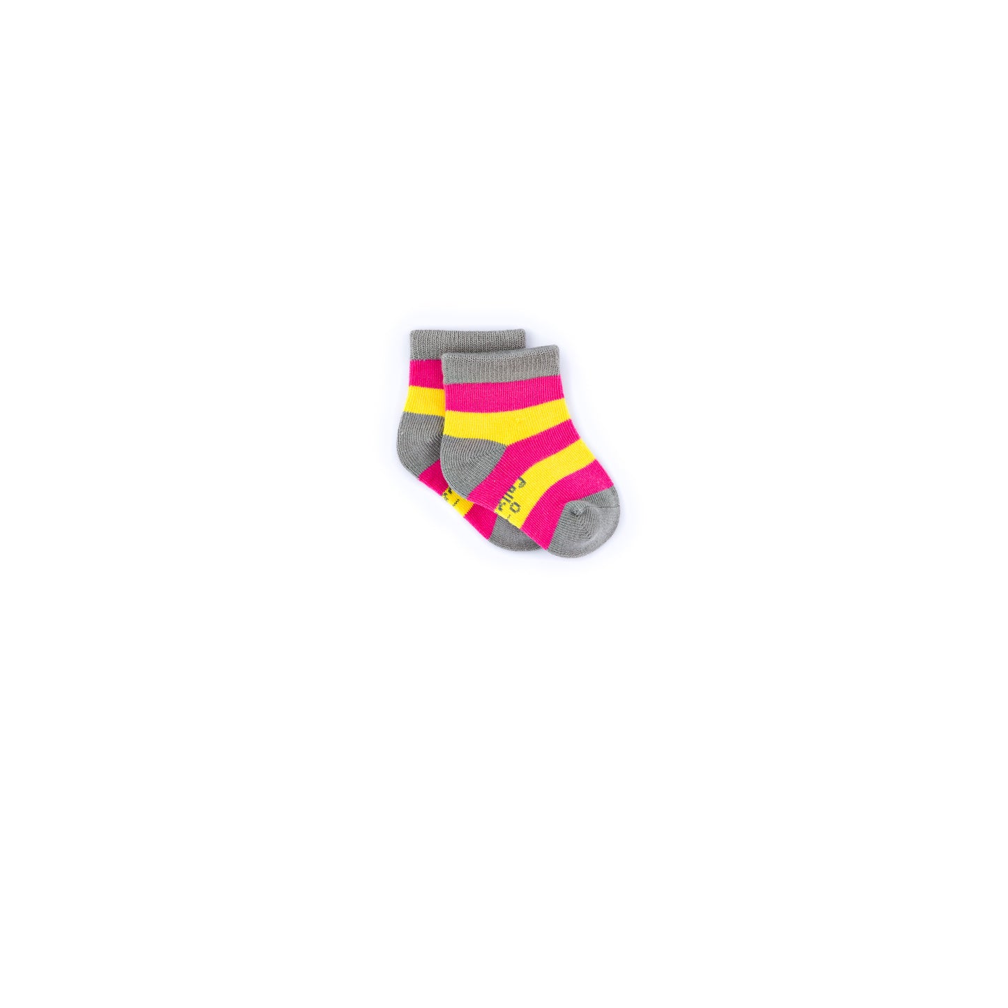 Fruit Salad Stripe Bamboo Sock (seamless toe)