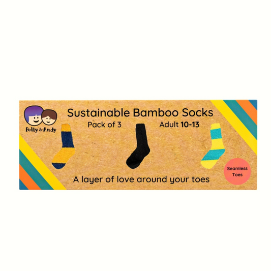 Build A Bamboo Sock Box - Soft Top Adult UK 10-13