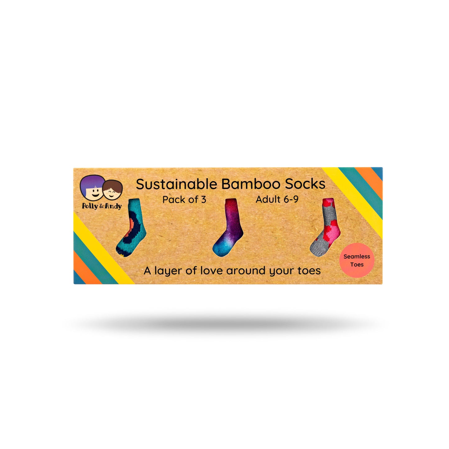 Build A Bamboo Sock Gift Box - Adult UK 6-9