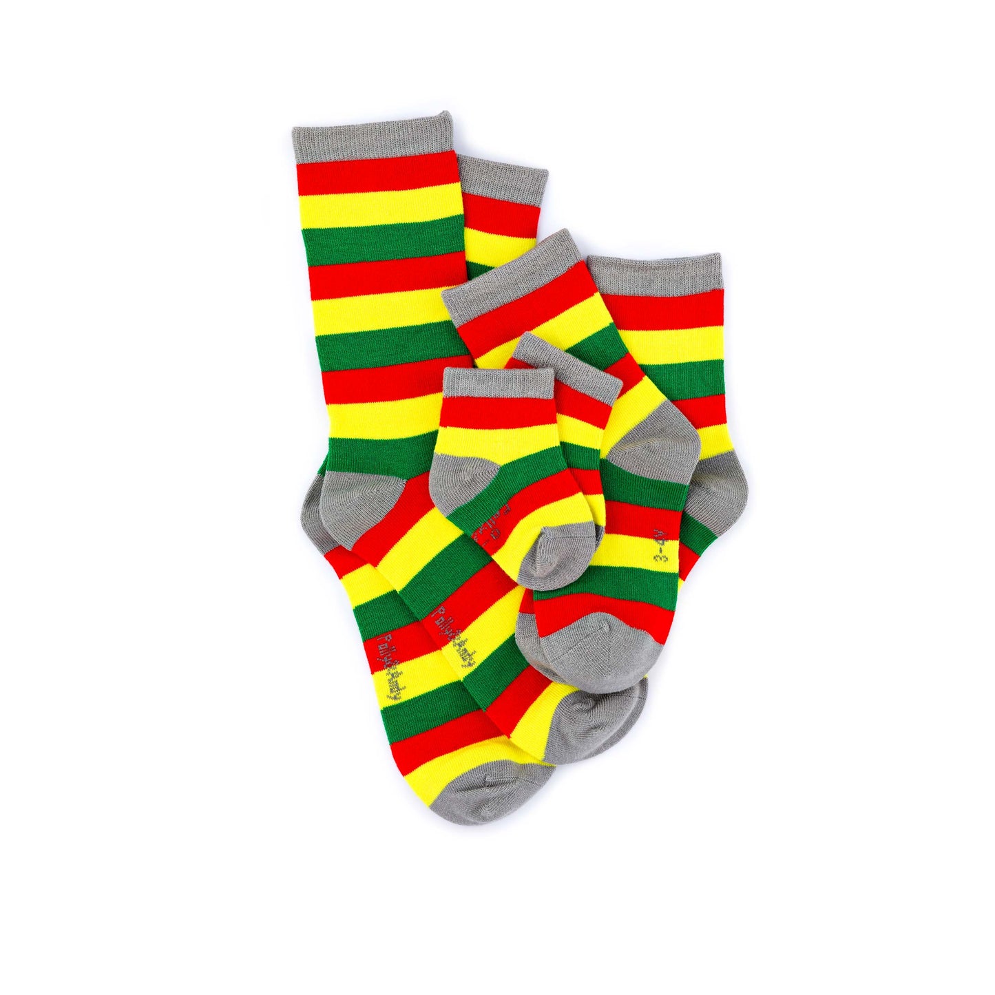 Christmas Multi-Stripe Bamboo Sock (seamless toe)