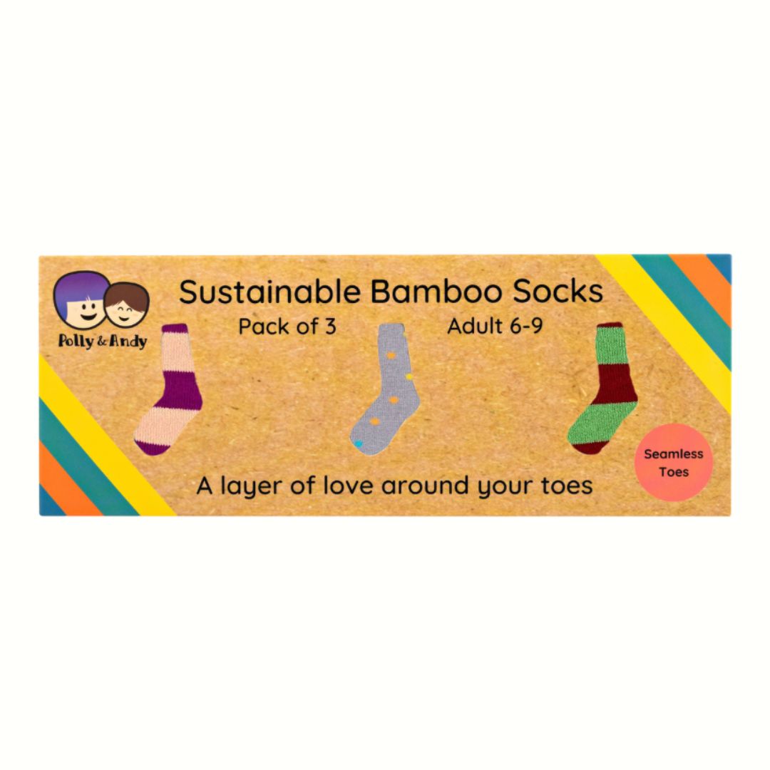 Build A Bamboo Sock Box - Soft Top Adult UK 6-9